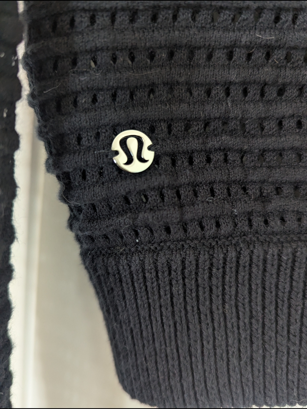 Lululemon Pointelle-Knit Cotton Sweater - Picture 9 of 10